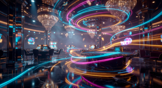 Abstract Casino Lights